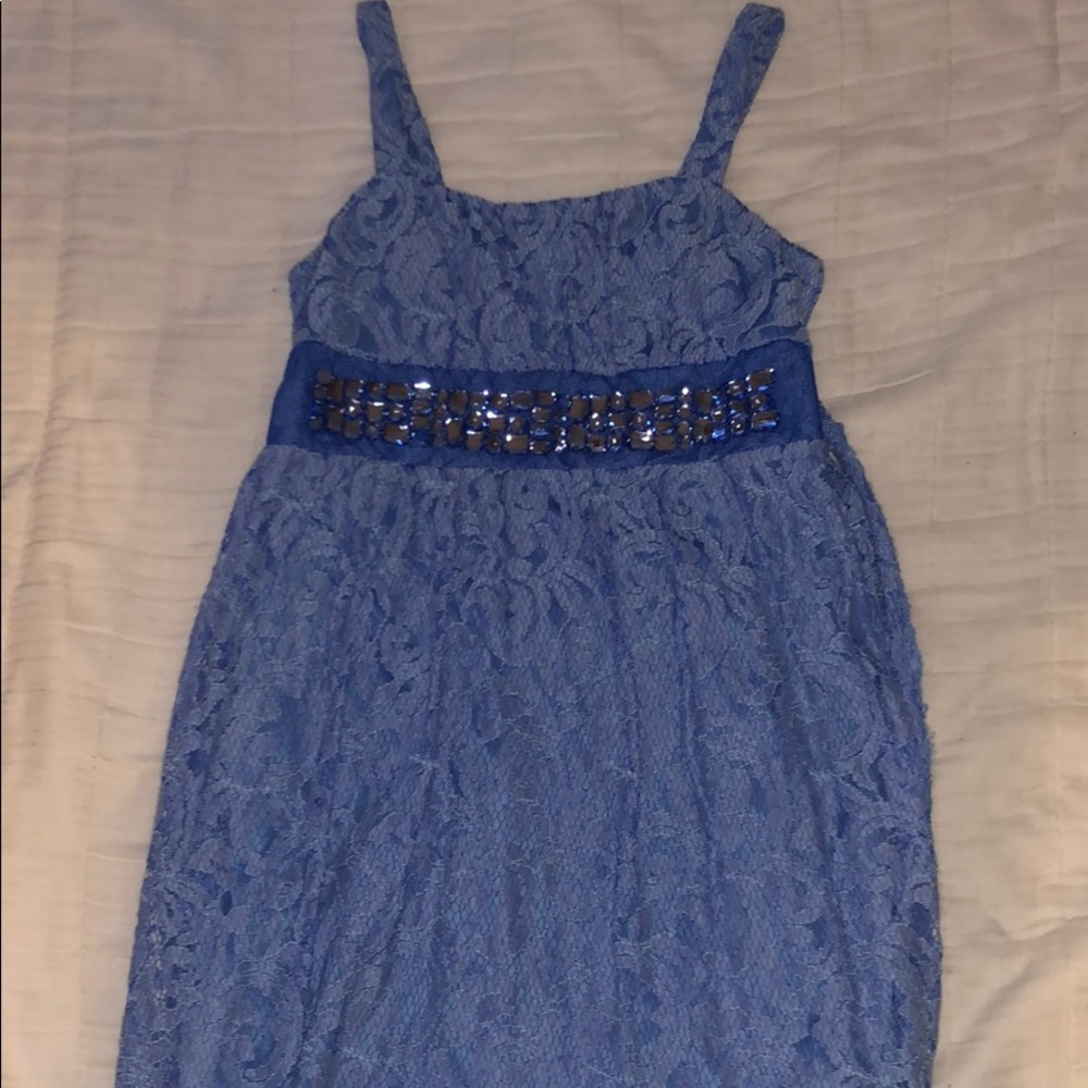 Blue dress
